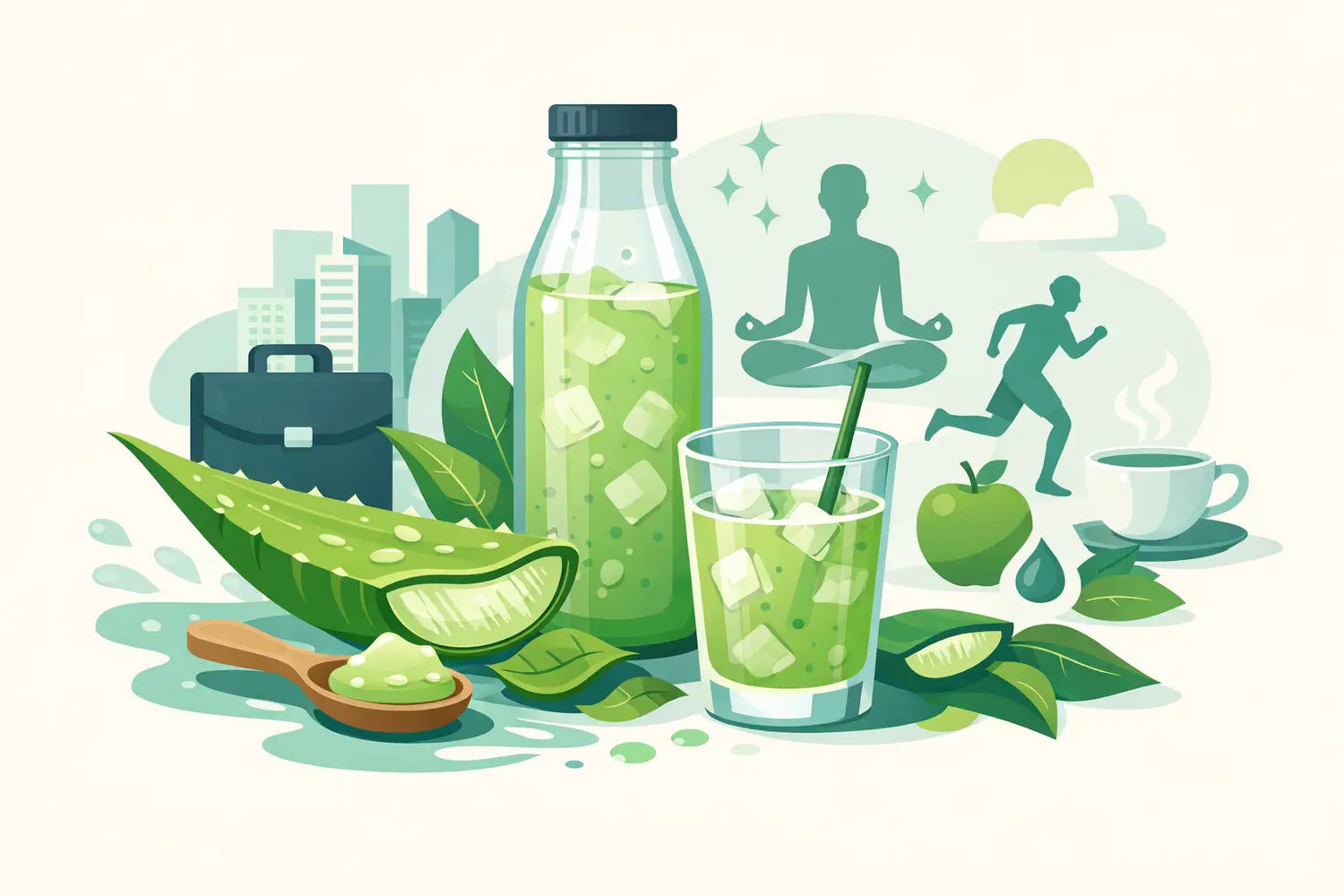 Aloe Vera Gel trinken - Vorteile im Alltag
