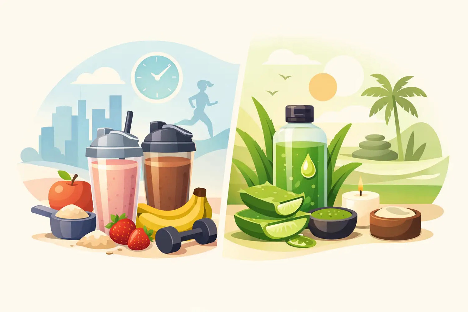 Shakes oder Aloe Gel: Was passt zu Ihrem Alltag?
