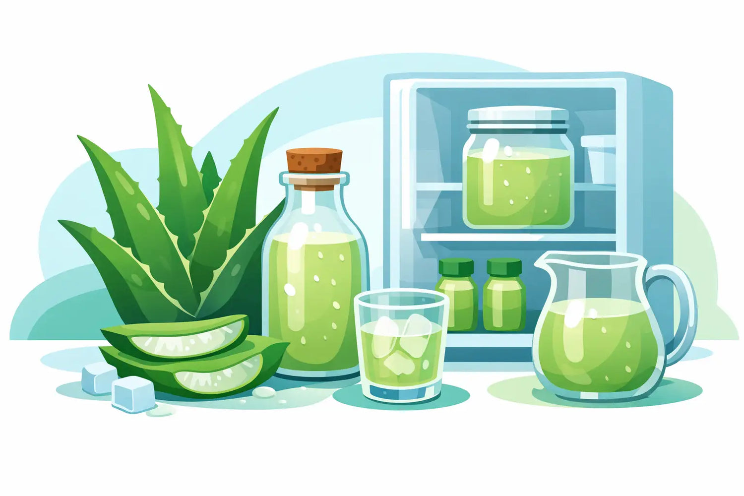 Aloe Vera Saft lagern: frisch bis zum letzten Glas