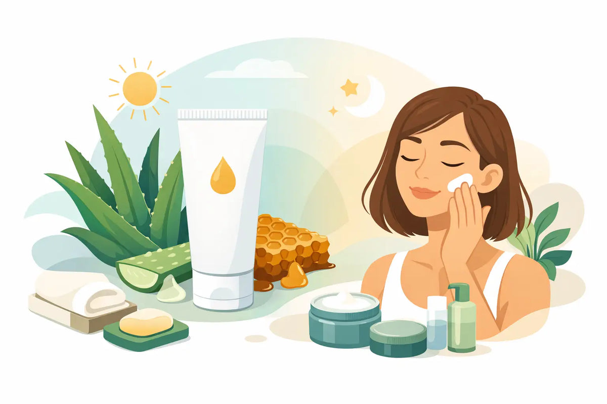 Aloe Propolis Creme Anwendung für jeden Tag