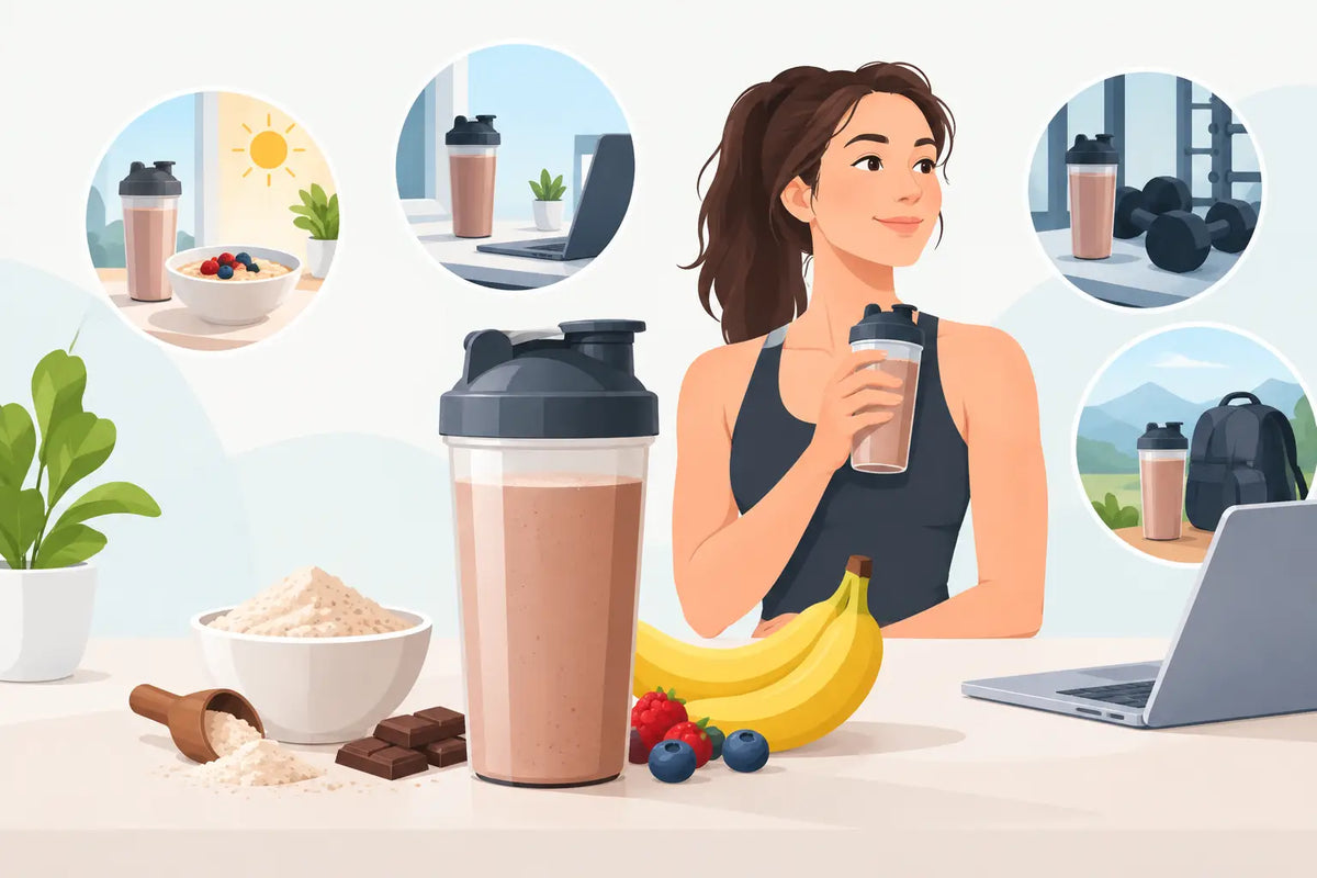 Proteinshakes sinnvoll im Alltag integrieren