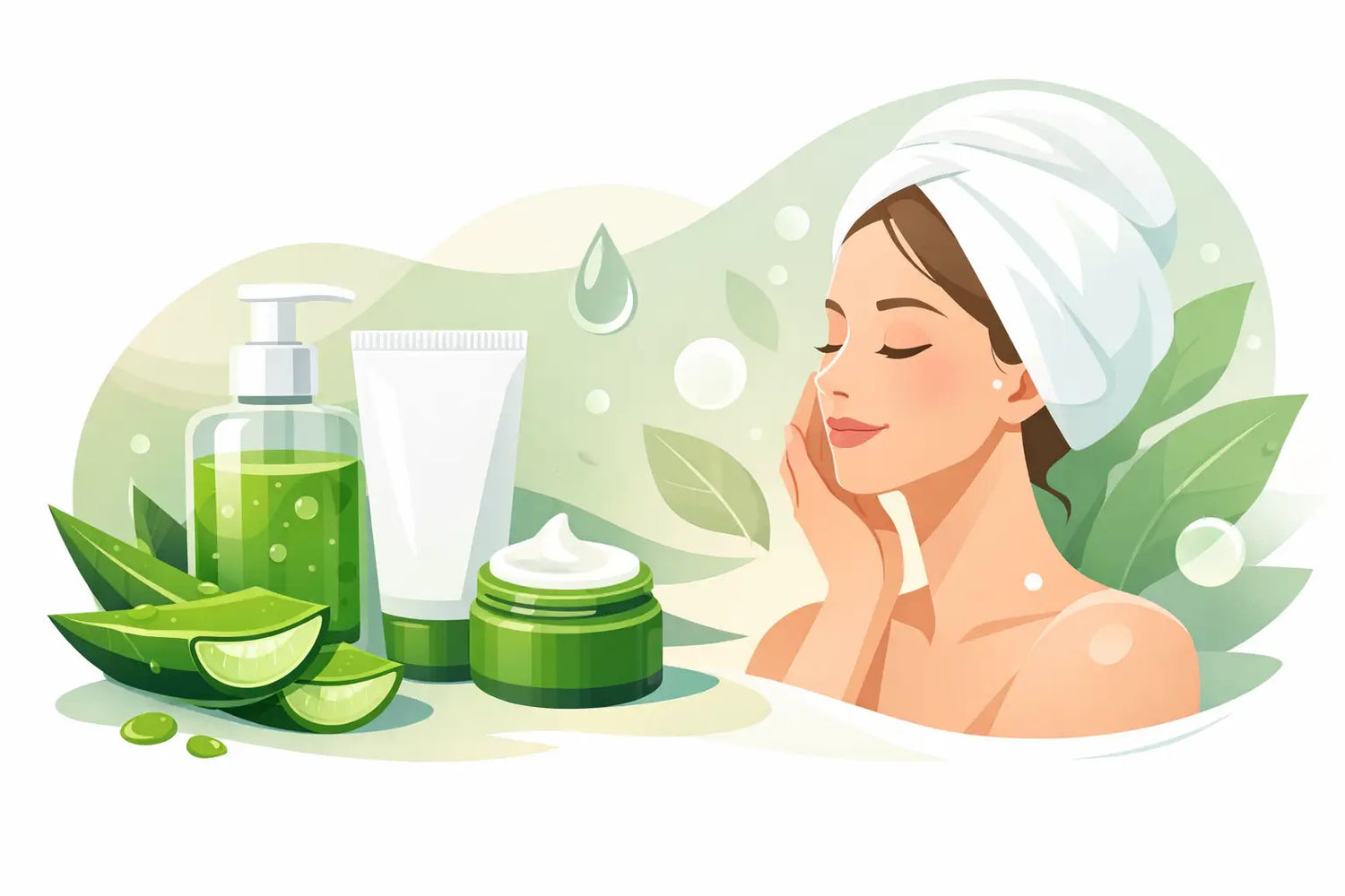 Aloe Vera Körperpflege für empfindliche Haut