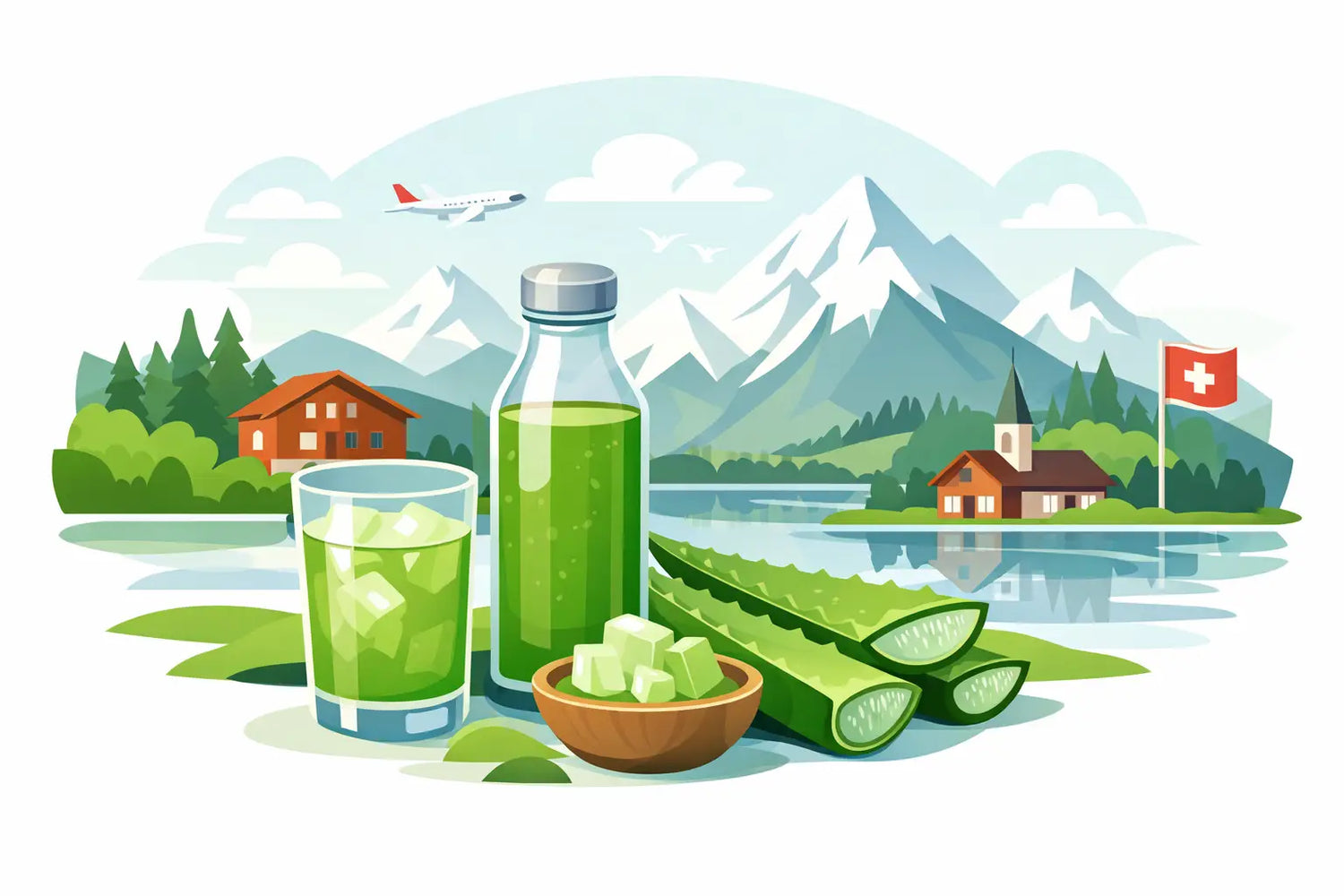 Aloe Vera Saft Schweiz - sinnvoll wählen