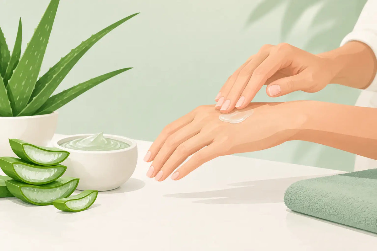 Aloe Handpflege anwenden: So geht es richtig