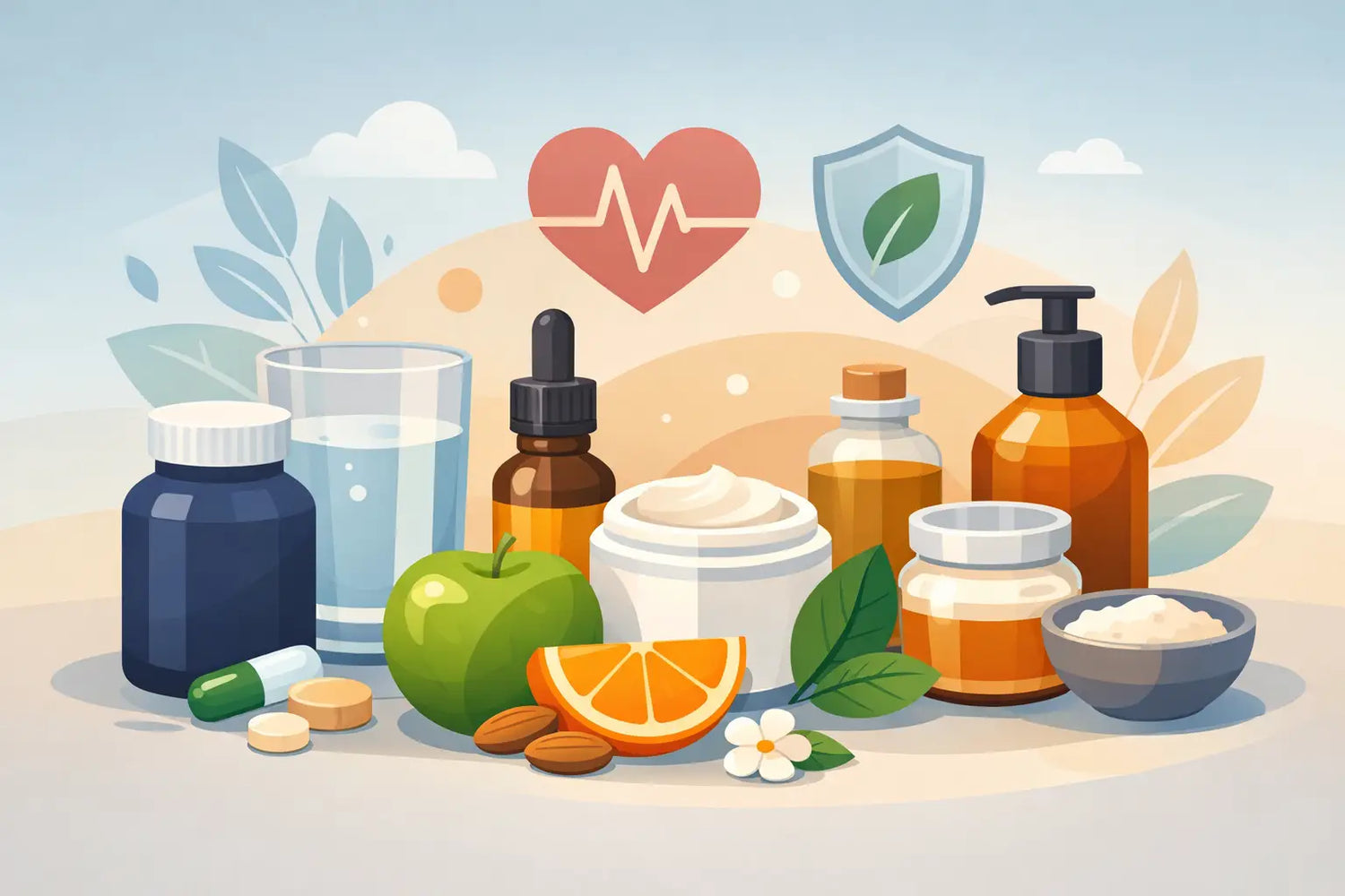 Tägliche Basisprodukte für die Gesundheit