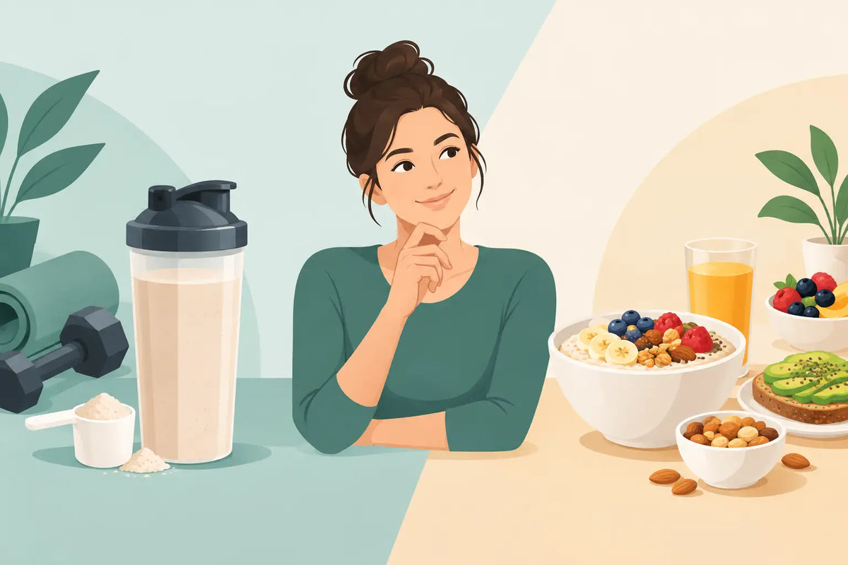 Proteinshake versus Frühstücksideen - was passt?