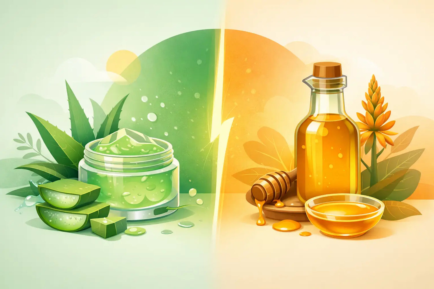 Aloe Gel oder Nectar - was passt besser?