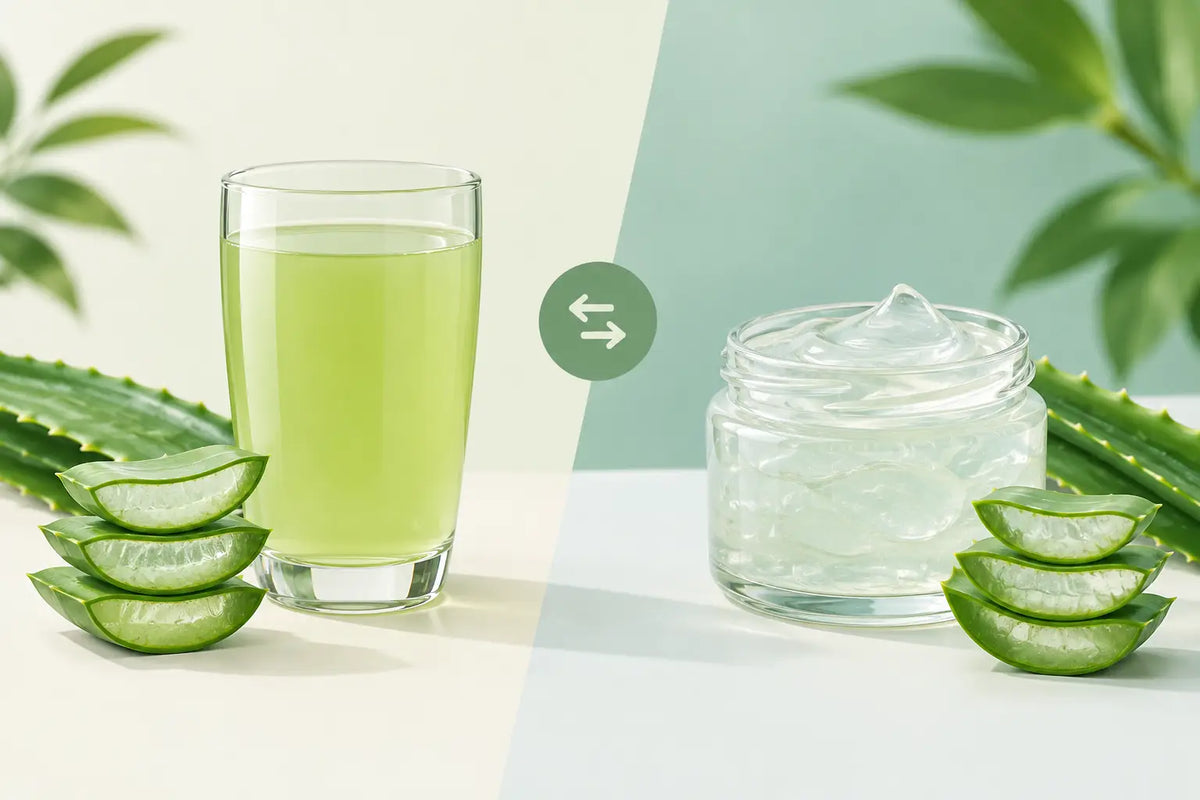 Aloe Vera Saft versus Gel: Was passt zu Ihnen?