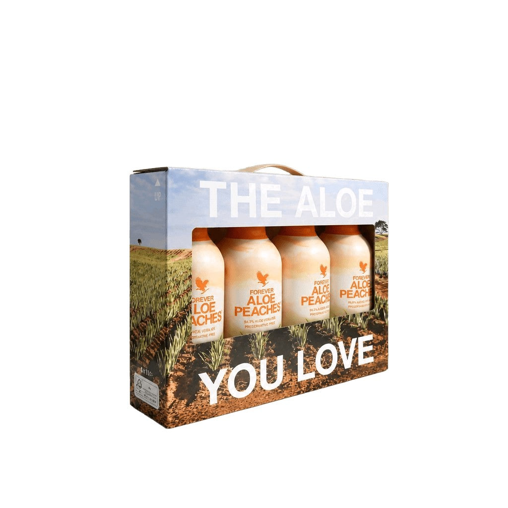 4-Pack Forever Aloe Peaches™ – Produktbild 1