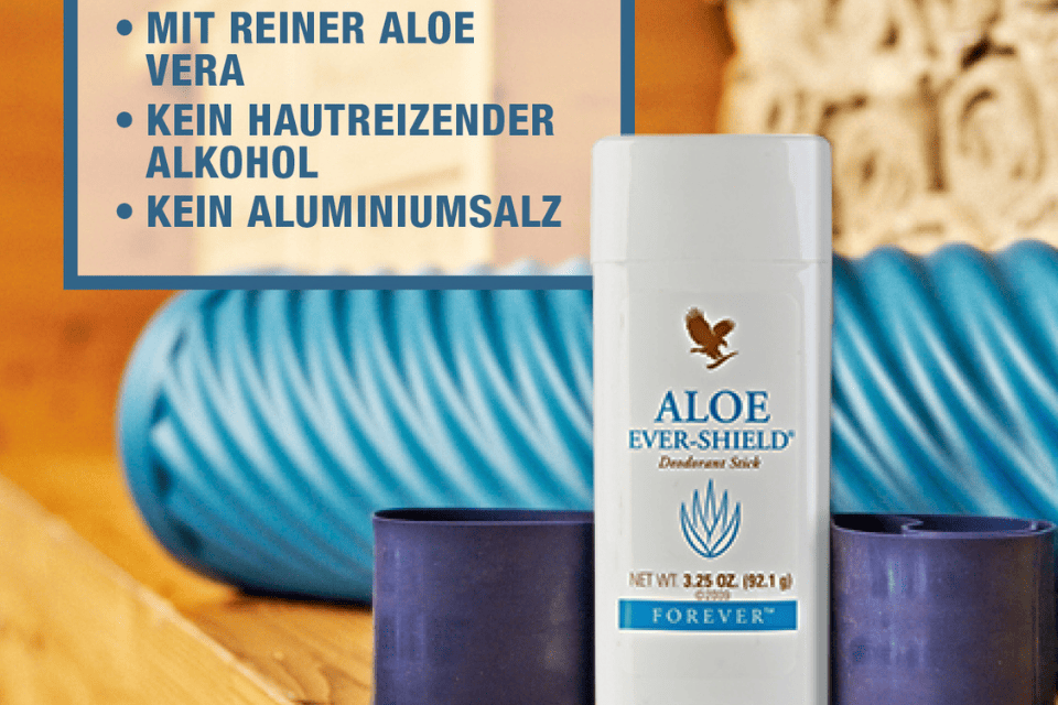 Aloe Ever-Shield® Deostift – Inhaltsstoffe für sanfte und zuverlaessige Hautpflege
