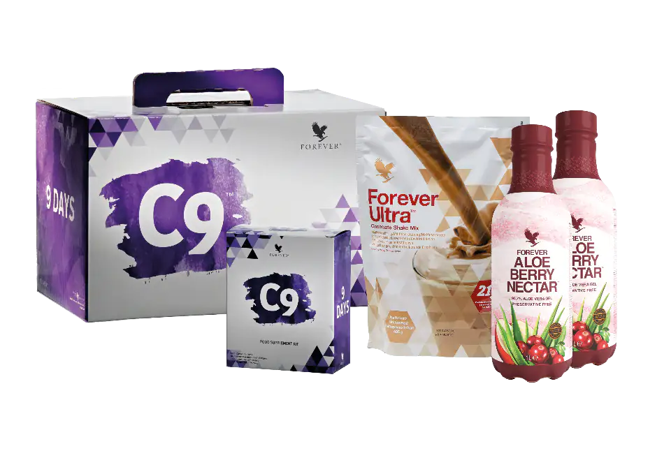 Forever C9 Touch – Basisprogramm mit Aloe Vera und Chocolate Ultra Shake Mix