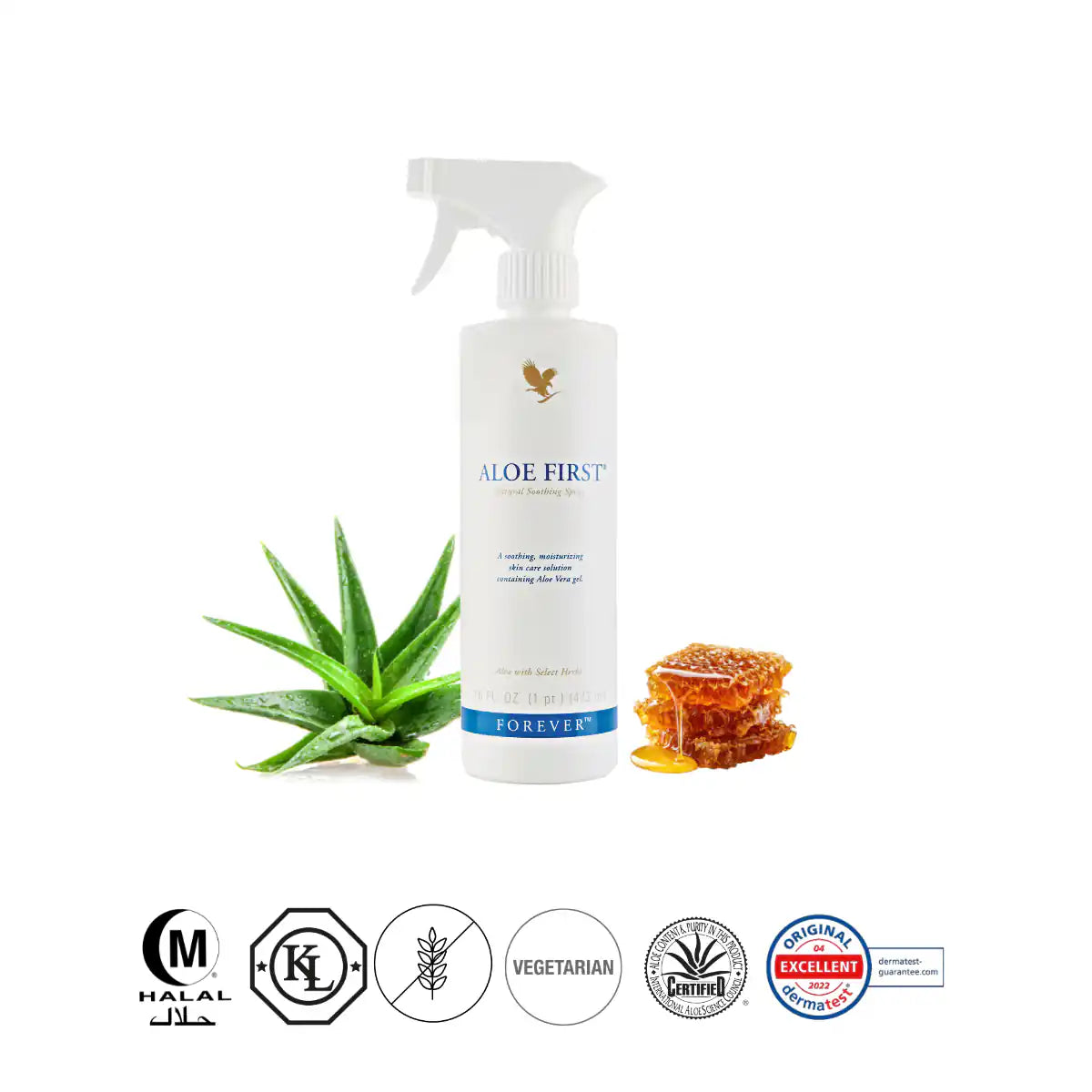 Aloe First® – Aloe Vera Spray für Haut und Kopfhaut – Aloe Fit