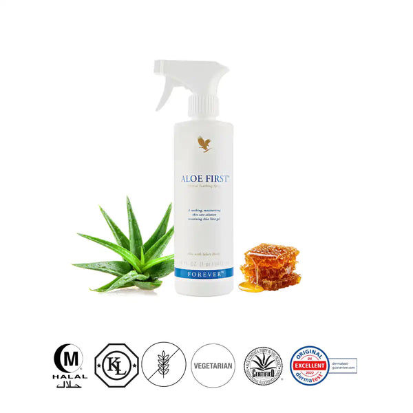 Aloe First® – Aloe Vera Spray für Haut und Kopfhaut – Aloe Fit