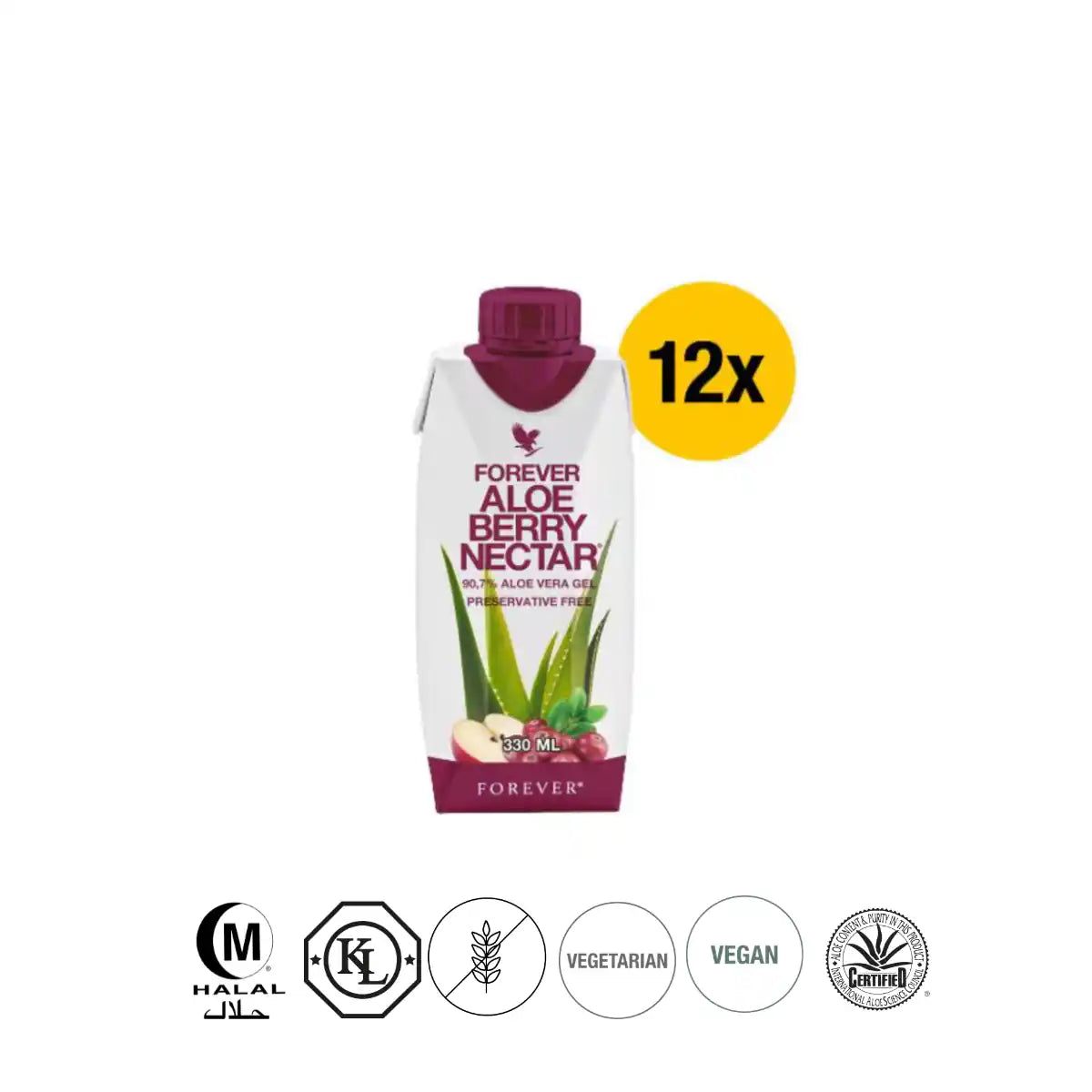 330ml Forever Aloe Berry Nectar™ – 12er Pack