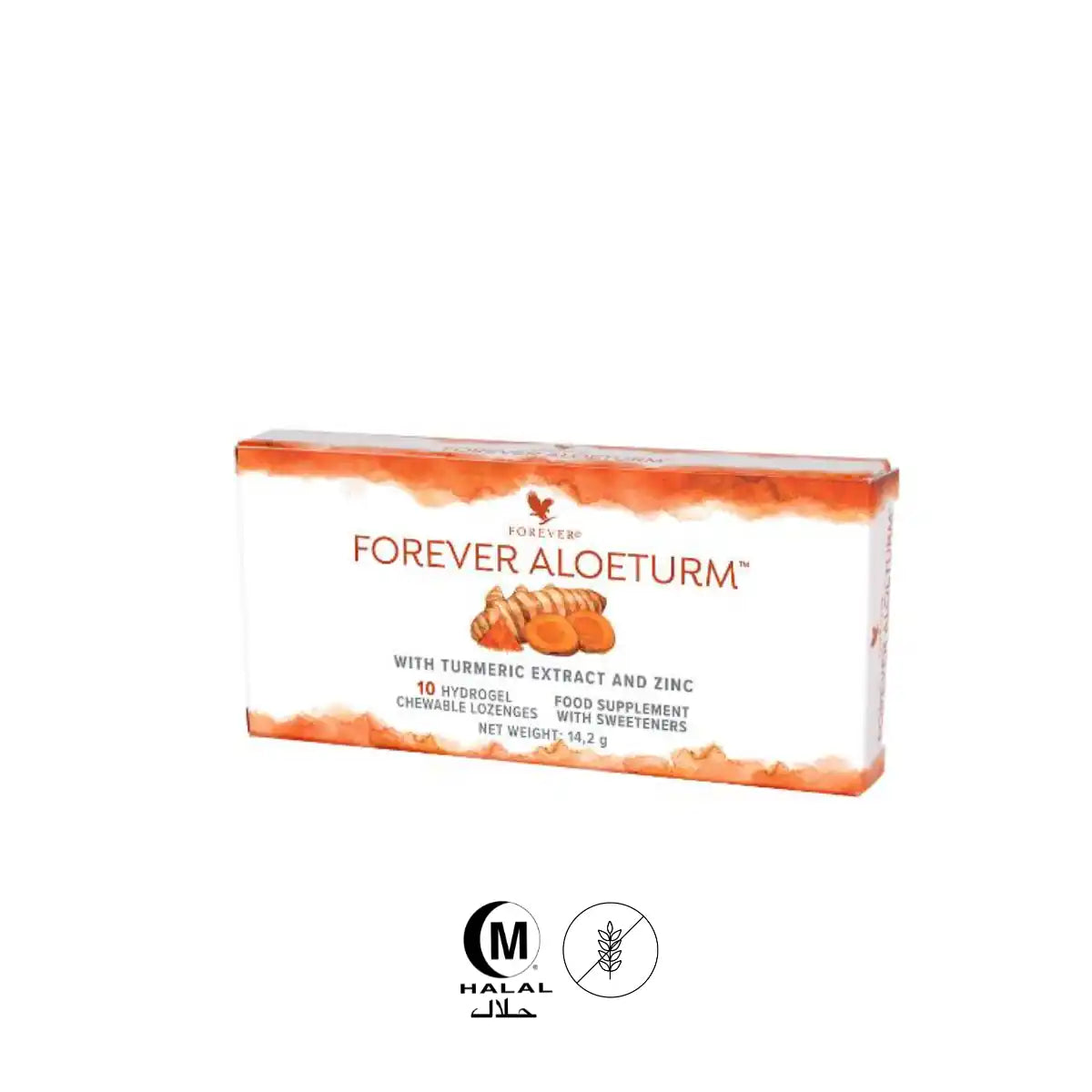Forever AloeTurm Hydrogel-Lutschpastille mit Zink und Kurkuma - Forever Living